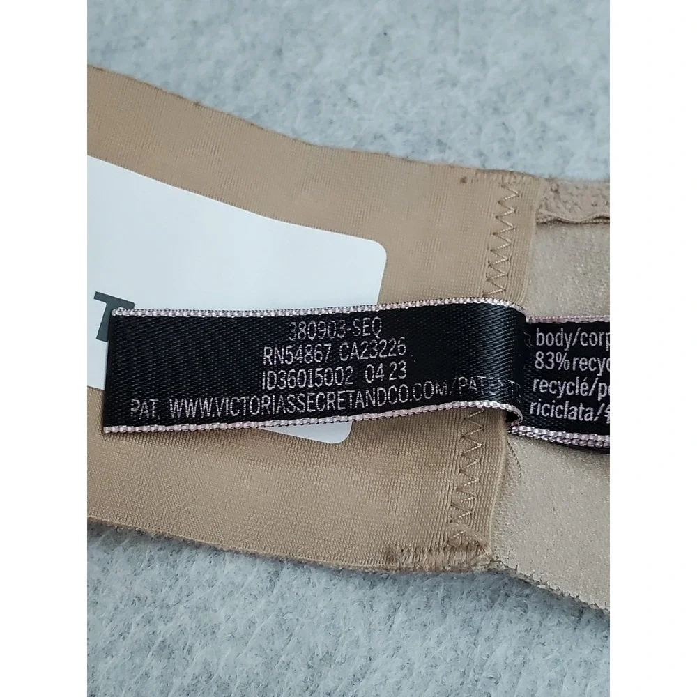 Victoria's Secret Women Bra 38D Beige Lightly Lined Underwired Multiway READ